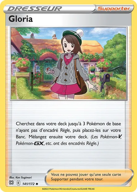 Gloria, carte Pokémon BRS 141 — extension Stars Étincelantes