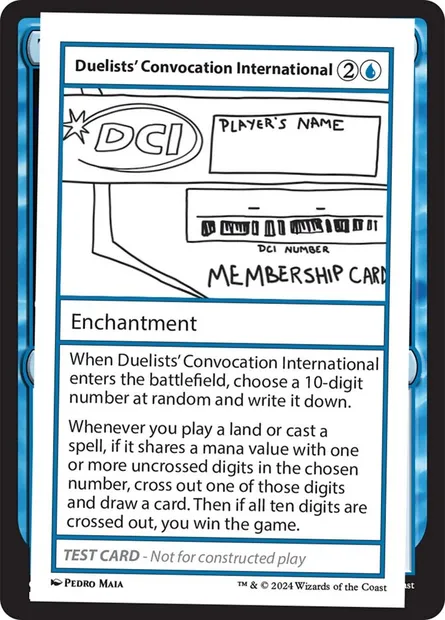 Duelists' Convocation International, carte Magic MB2 529 — extension Mystery Booster 2