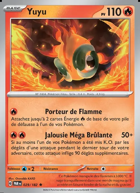 Yuyu, carte Pokémon PAR 029 — extension Faille Paradoxe