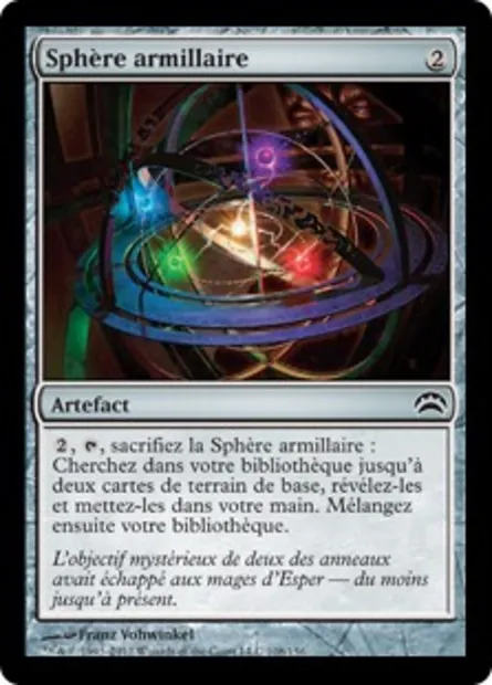 Sphère armillaire, carte Magic PC2 108 — extension Planechase 2012