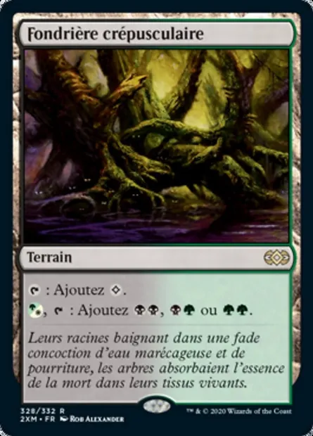 Fondrière crépusculaire, carte Magic 2XM 328 — extension Double Masters