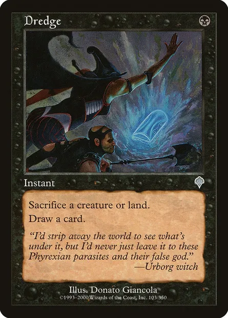 Dredge, Magic card INV 103 — Invasion set