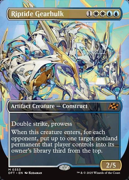 Riptide Gearhulk, Magic card DFT 353 — Aetherdrift set
