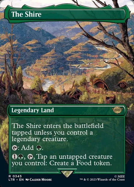 The Shire, Magic card LTR 345 — The Lord of the Rings: Tales of Middle-earth set