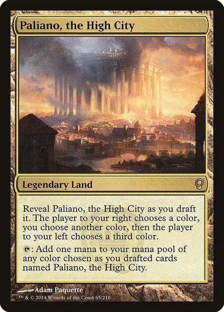 Paliano, the High City, carte Magic CNS 65 — extension Conspiration