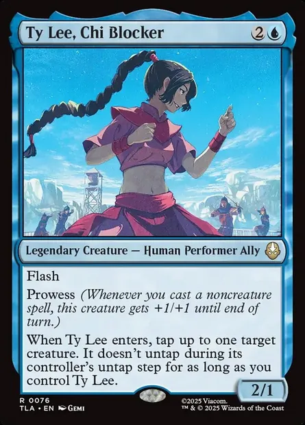 Ty Lee, Chi Blocker, Magic card TLA 76 — Avatar: The Last Airbender set