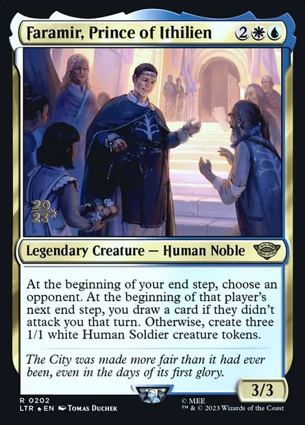 Faramir, Prince of Ithilien, Magic card PLTR 202s — Tales of Middle-earth Promos set