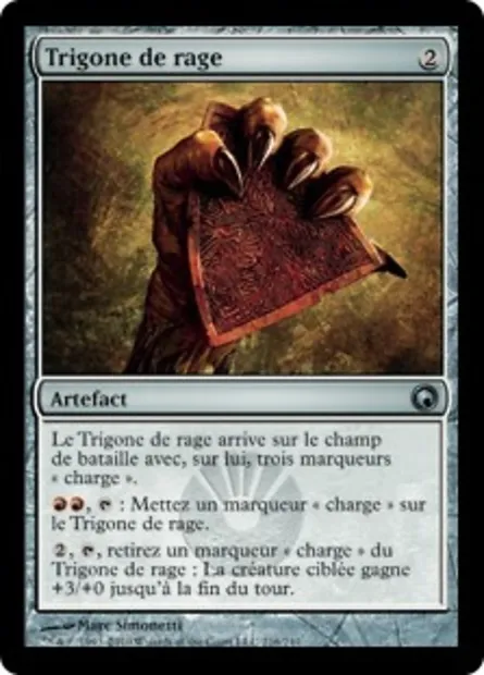 Trigone de rage, carte Magic SOM 216 — extension Cicatrices de Mirrodin