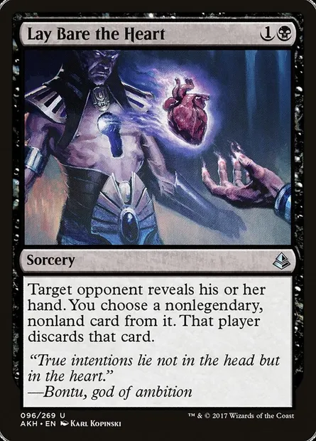 Lay Bare the Heart, Magic card AKH 96 — Amonkhet set