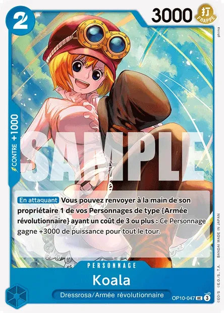 Koala, carte One Piece OP10-047 — extension SANG ROYAL