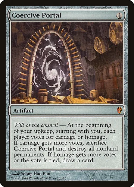 Coercive Portal, Magic card CNS 56 — Conspiracy set