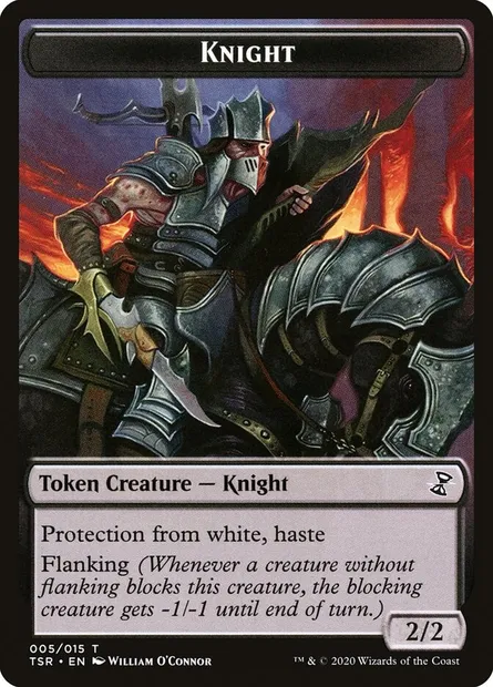 Knight, Magic card TTSR 5 — Time Spiral Remastered Tokens set