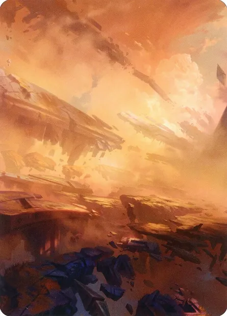 Plains // Plains, Magic card AZNR 7 — Zendikar Rising Art Series set