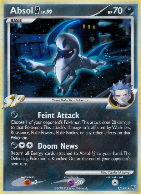 Absol G, Pokémon card SV 1 — Supreme Victors set