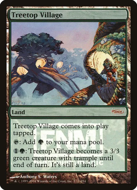 Village arboricole, carte Magic F04 7 — extension Friday Night Magic 2004