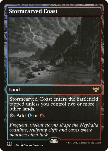 Stormcarved Coast, Magic card DBL 532 — Innistrad: Double Feature set