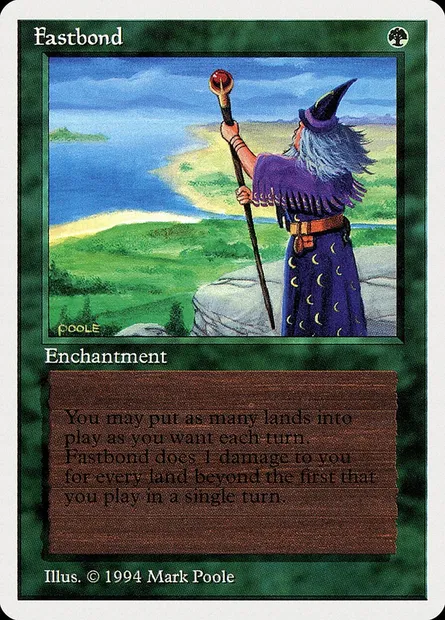 Fastbond, Magic card SUM 194 — Summer Magic / Edgar set