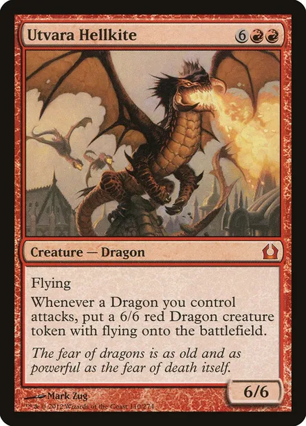 Utvara Hellkite, Magic card RTR 110 — Return to Ravnica set