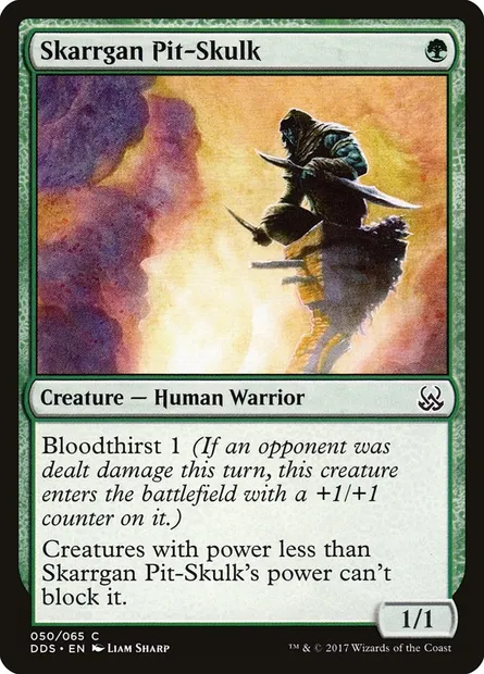 Skarrgan Pit-Skulk, Magic card DDS 50 — Duel Decks: Mind vs. Might set