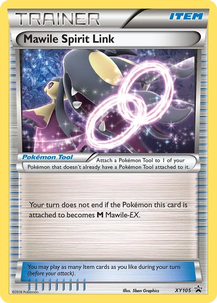 Mawile Spirit Link, Pokémon card XY 105 — XY Black Star Promos set