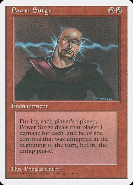 Power Surge, Magic card 4ED 216 — Fourth Edition set