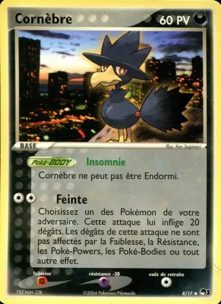 Cornèbre, carte Pokémon P1 8 — extension POP Série 1