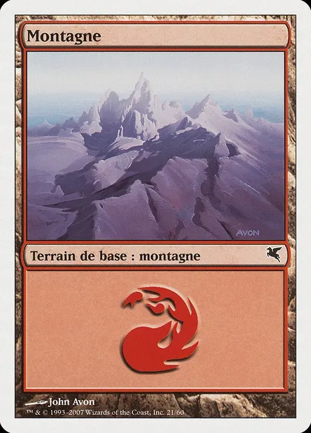 Mountain, Magic card PSAL I21 — Salvat 2005 set
