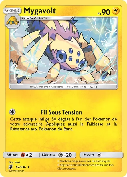 Mygavolt, carte Pokémon UNM 62 — extension Harmonie des Esprits