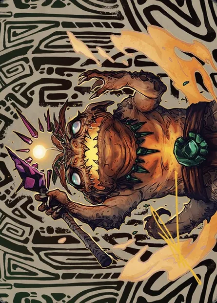 Zoyowa Lava-Tongue // Zoyowa Lava-Tongue, Magic card ALCI 54 — The Lost Caverns of Ixalan Art Series set