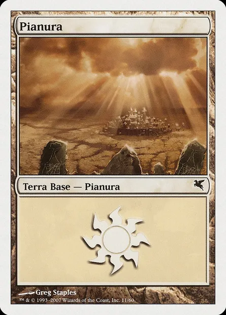 Plains, Magic card PSAL L11 — Salvat 2005 set