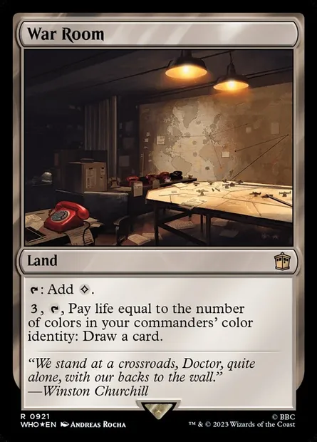 War Room, Magic card WHO 921 — Doctor Who set