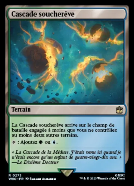 Cascade soucherêve, carte Magic WHO 273 — extension Doctor Who