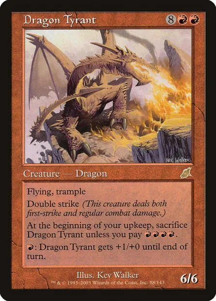 Dragon Tyrant, Magic card SCG 88 — Scourge set