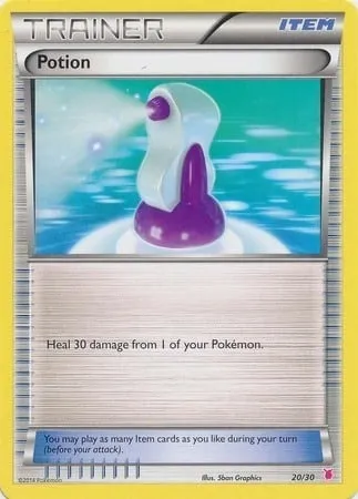 Potion, Pokémon card TK7B 020 — XY Trainer Kit: Wigglytuff set