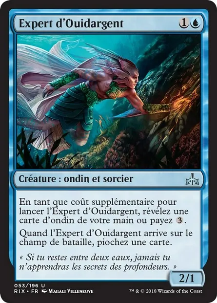 Expert d'Ouidargent, carte Magic RIX 53 — extension Les combattants d'Ixalan