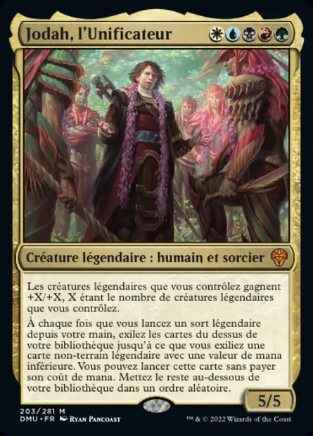 Jodah, l'Unificateur, carte Magic DMU 203 — extension Dominaria Uni