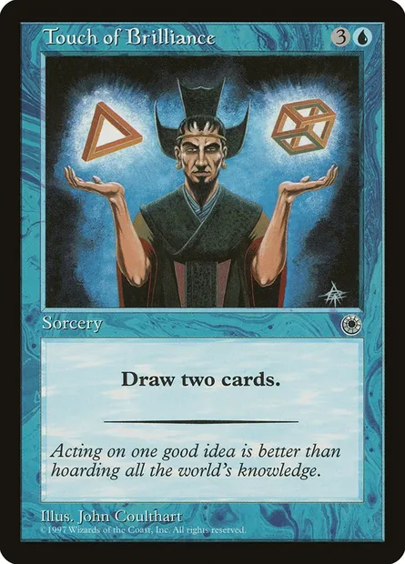 Toucher de miroitement, carte Magic POR 76 — extension Portal