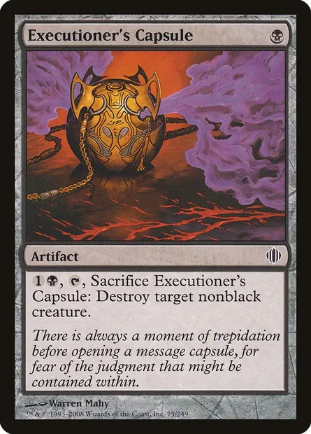 Executioner's Capsule, Magic card ALA 75 — Shards of Alara set