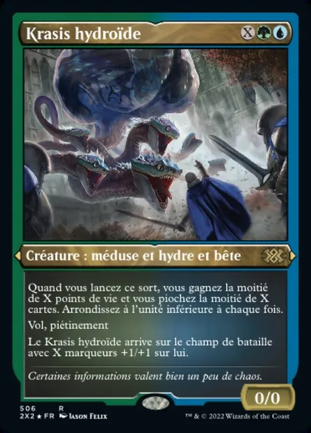Krasis hydroïde, carte Magic 2X2 506 — extension Double Masters 2022