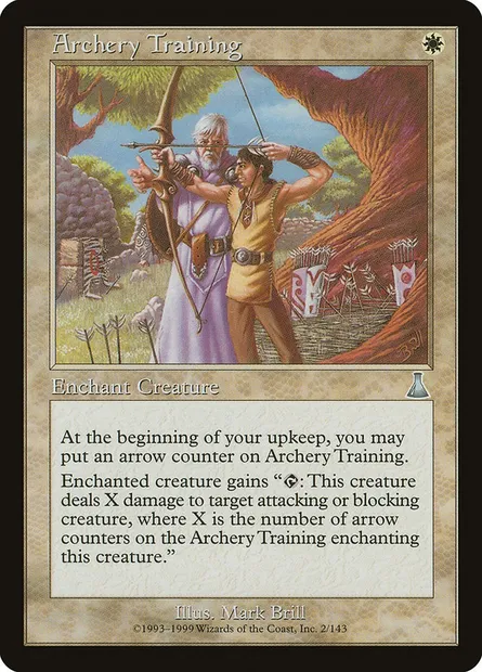 Archery Training, Magic card UDS 2 — Urza's Destiny set