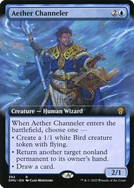 Aether Channeler, Magic card DMU 392 — Dominaria United set