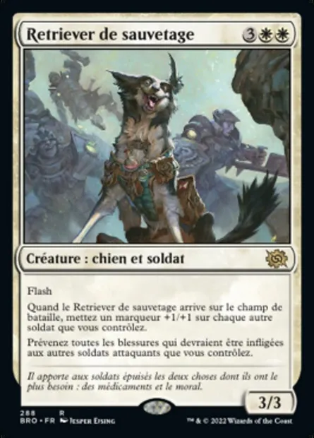 Retriever de sauvetage, carte Magic BRO 288 — extension La Guerre Fratricide