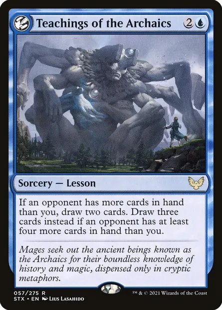 Teachings of the Archaics, Magic card STX 57 — Strixhaven: School of Mages set