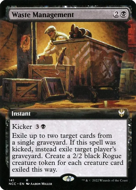 Waste Management, Magic card NCC 141 — New Capenna Commander set