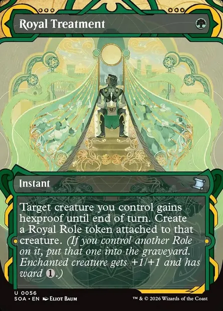 Royal Treatment, Magic card SOA 56 — Secrets of Strixhaven Mystical Archive set