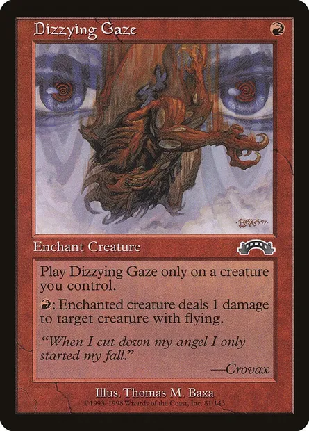 Dizzying Gaze, Magic card EXO 81 — Exodus set