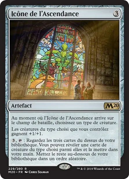Icône de l'Ascendance, carte Magic M20 229 — extension Core Set 2020