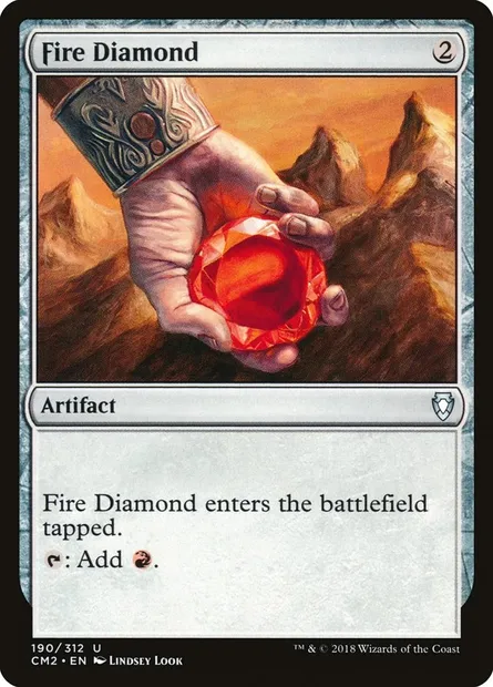 Fire Diamond, Magic card CM2 190 — Commander Anthology Volume II set