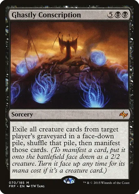Ghastly Conscription, Magic card FRF 70 — Fate Reforged set