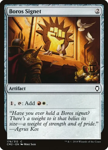 Boros Signet, Magic card CM2 176 — Commander Anthology Volume II set